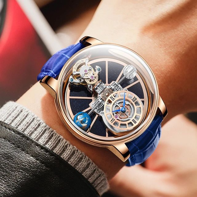 Exclusive modern watch with innovative design